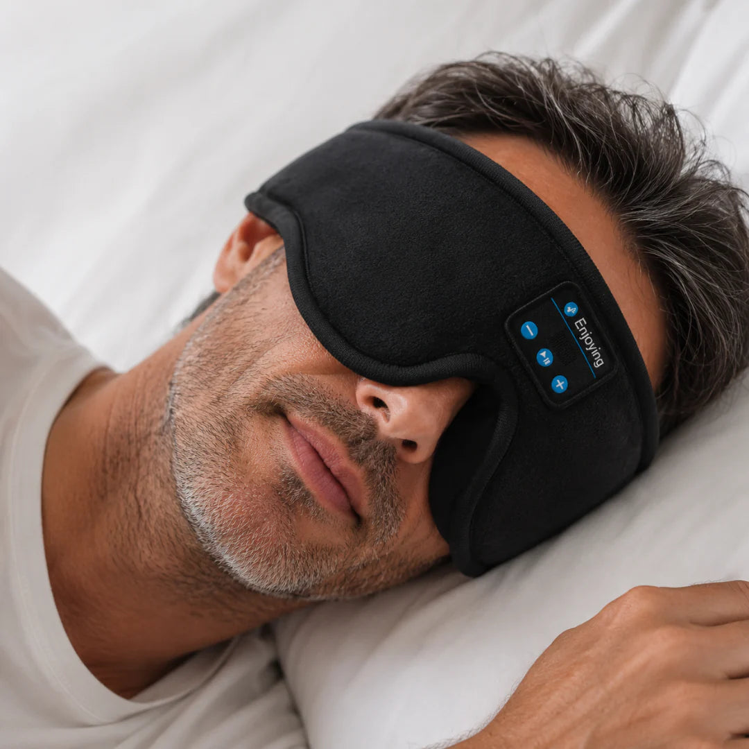 Mask for Sleep Headphones Bluetooth 3D Eye Mask Music Play Sleeping Headphones with Built-In HD Speaker