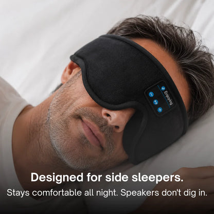 Mask for Sleep Headphones Bluetooth 3D Eye Mask Music Play Sleeping Headphones with Built-In HD Speaker