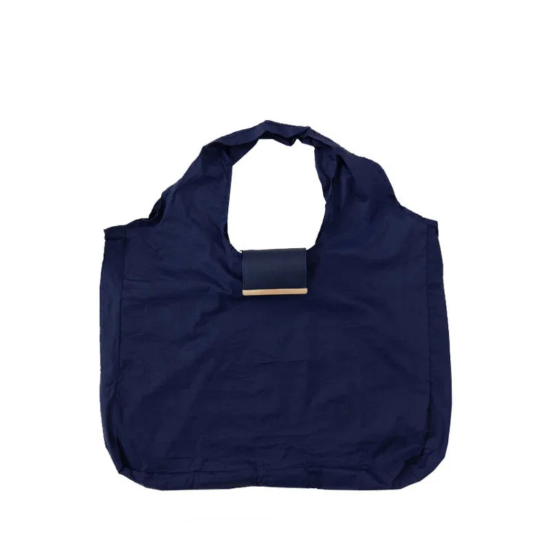 INS Style Nylon Keychain Storage Bag Large Capacity Foldable Shopping Tote Bag Portable Handbag Eco Reusable Shoulder Bag