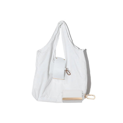 Ins-Style Keychain Storage Bag Nylon Waterproof Eco Friendly Shopping Bag Foldable Portable Handbag Single-Shoulder Underarm Bag