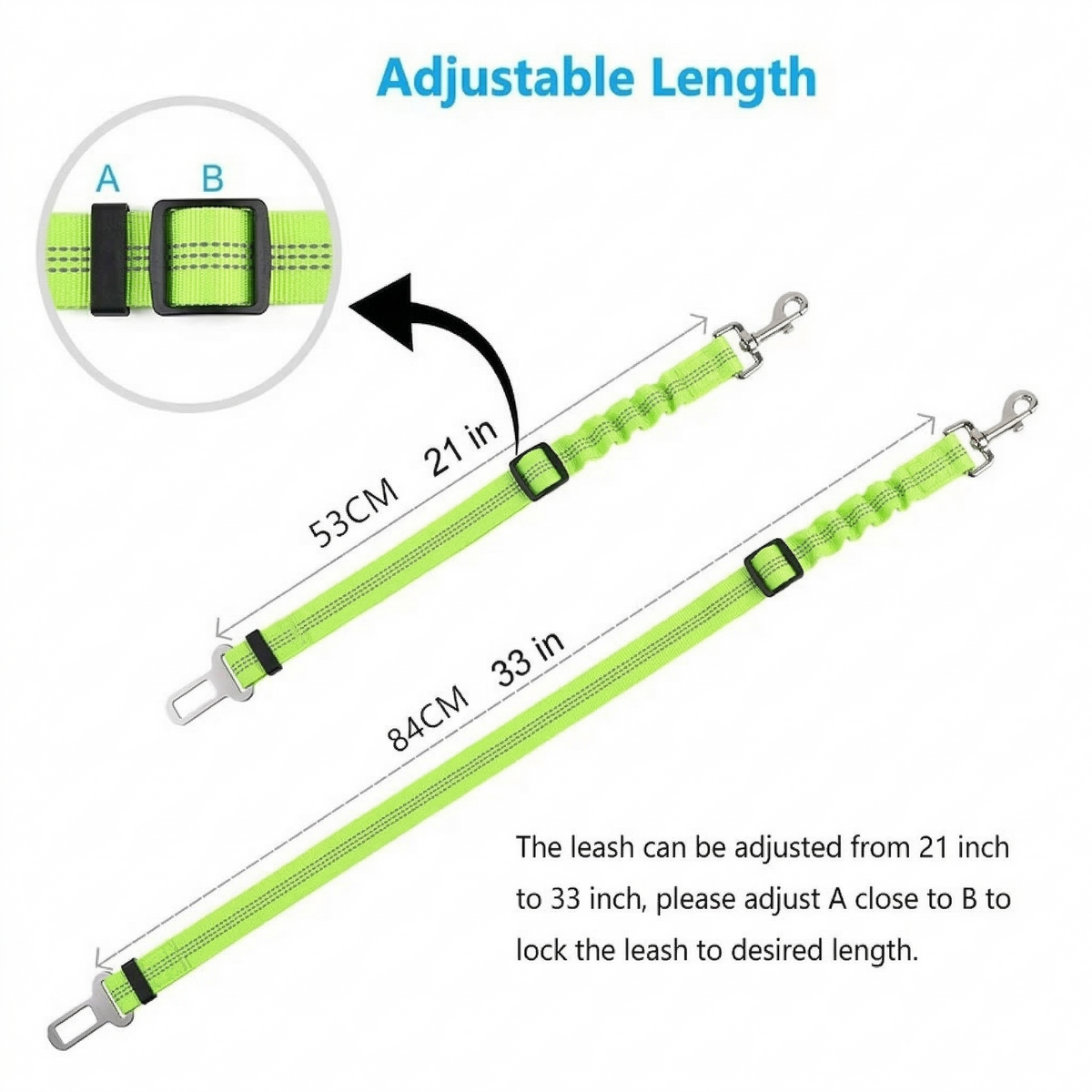 Dog's Car Seat Belt