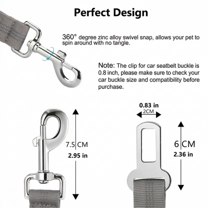 Dog's Car Seat Belt
