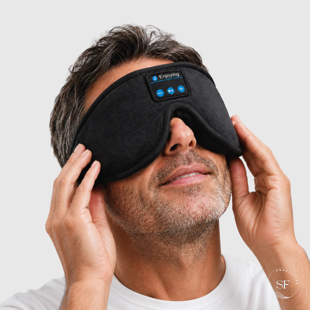 Mask for Sleep Headphones Bluetooth 3D Eye Mask Music Play Sleeping Headphones with Built-In HD Speaker
