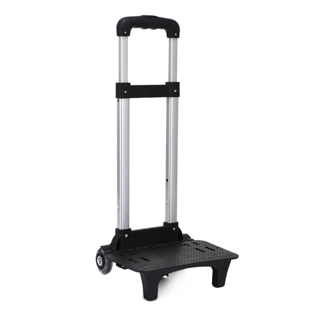 Aluminum Alloy Durablel 2 Wheel Luggage Travel Pullling Rod Carrier Trolley Rack Student Backpack Pet Bag
