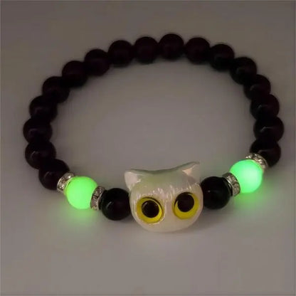 Luminous Butterfly Necklace Glowing Night Fluorescence Vintage Glow in the Dark Pendant for Women Christmas New Year Party Gift