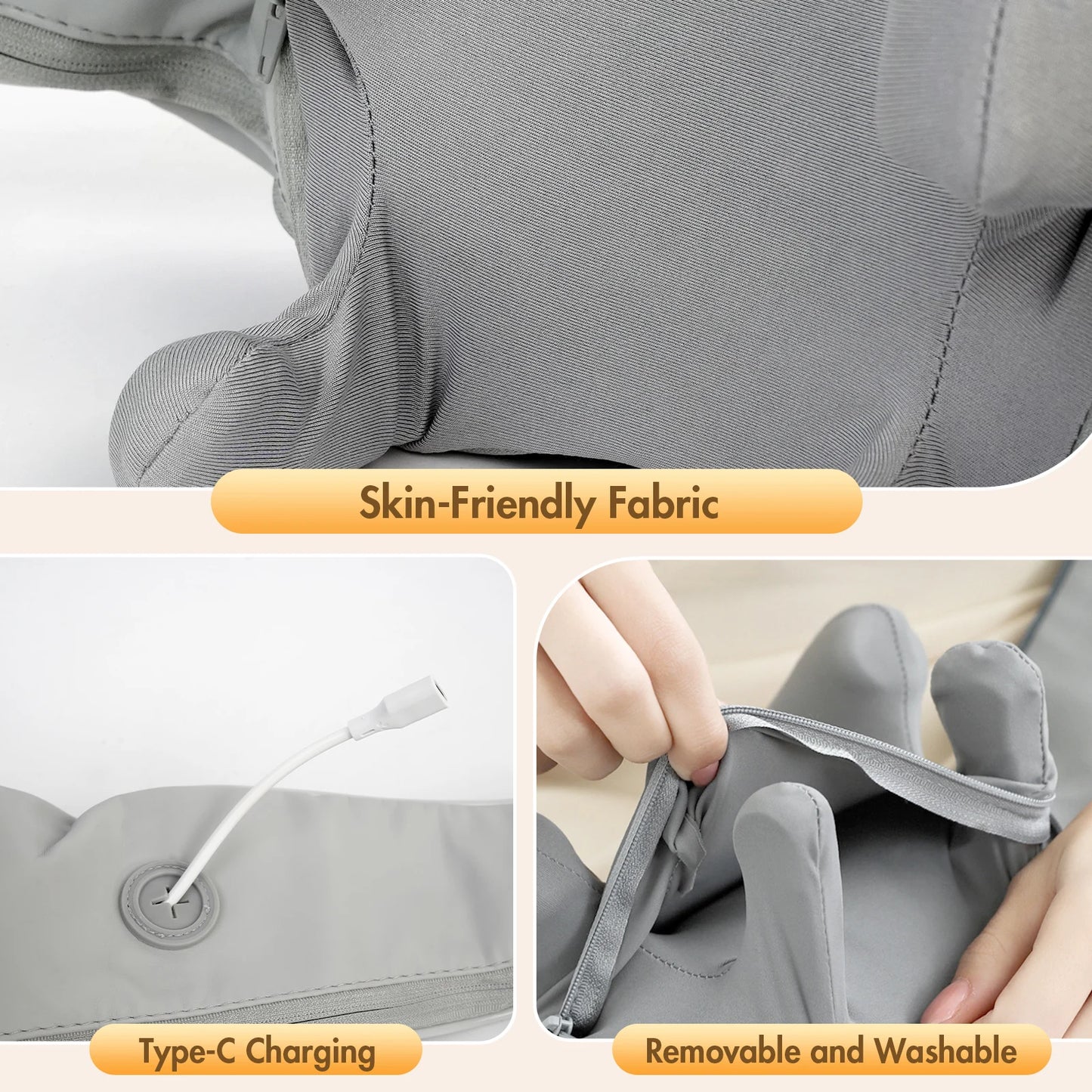 Shiatsu Neck and Back Massager with Heat Deep Tissue Massager for Back Feet and Neck Relaxation 6D Massage Heads 5 Heating