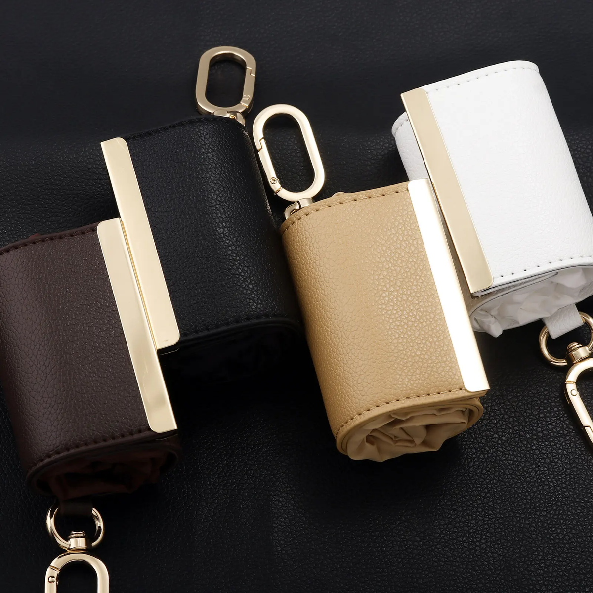 Ins-Style Keychain Storage Bag Nylon Waterproof Eco Friendly Shopping Bag Foldable Portable Handbag Single-Shoulder Underarm Bag