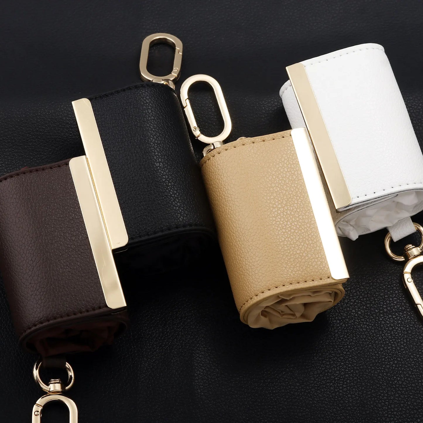 Ins-Style Keychain Storage Bag Nylon Waterproof Eco Friendly Shopping Bag Foldable Portable Handbag Single-Shoulder Underarm Bag
